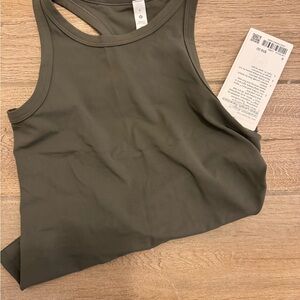 Lululemon Athletica Dark Olive Tank Top